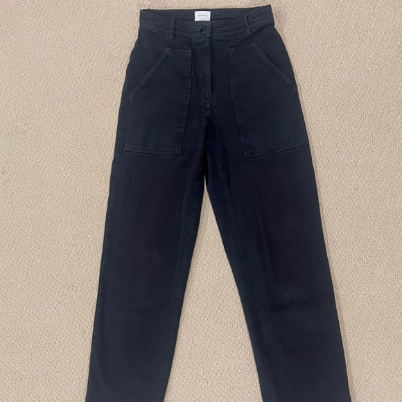 Aritzia Wilfred Free Modern Utility Pant Granite Black - Picture 7 of 7